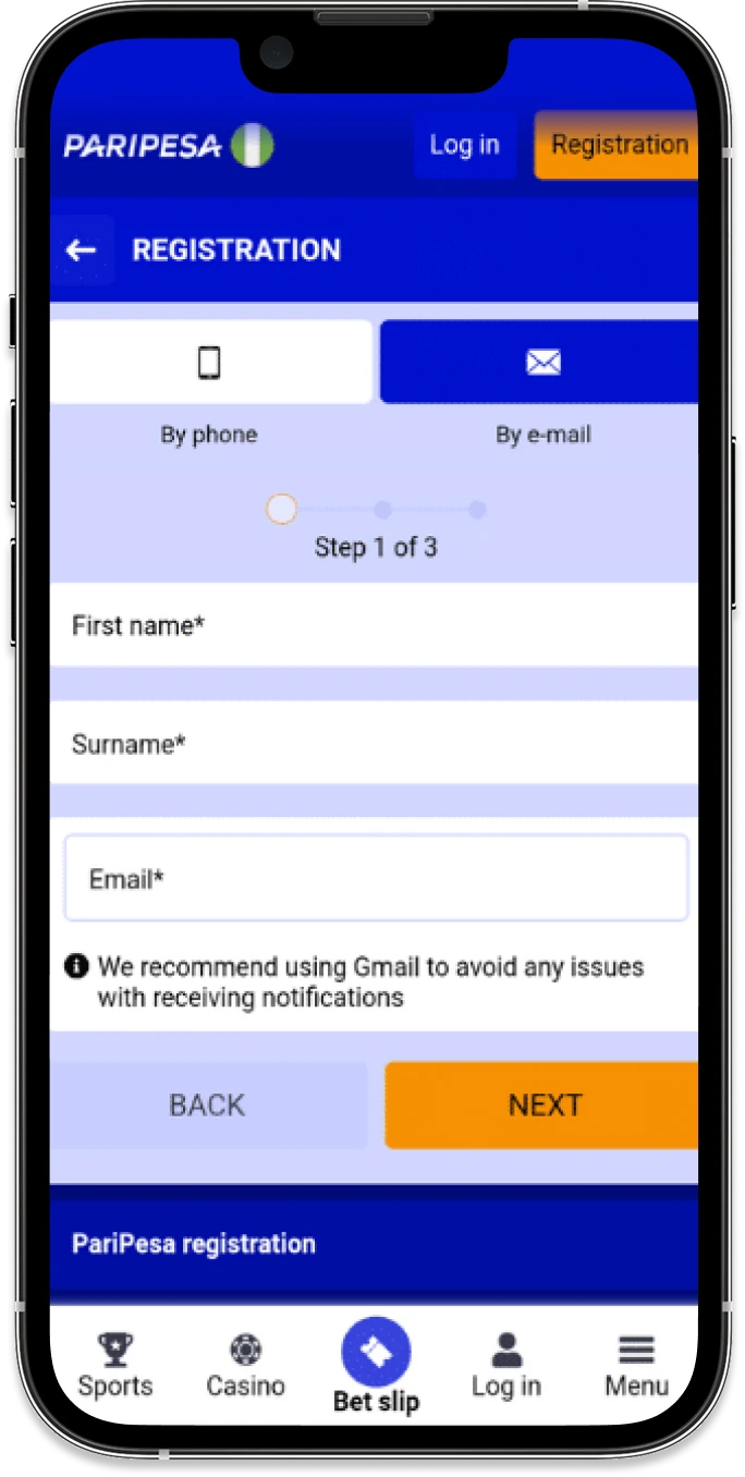 Paripesa app